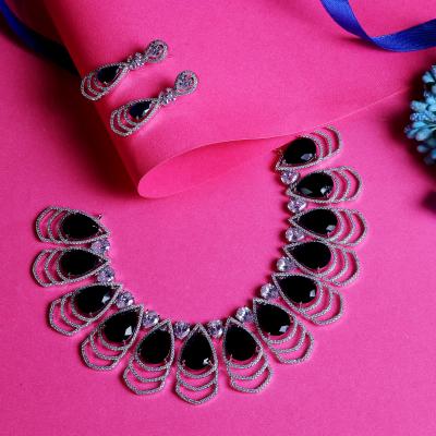 Rhodium Plated Statement AD Set